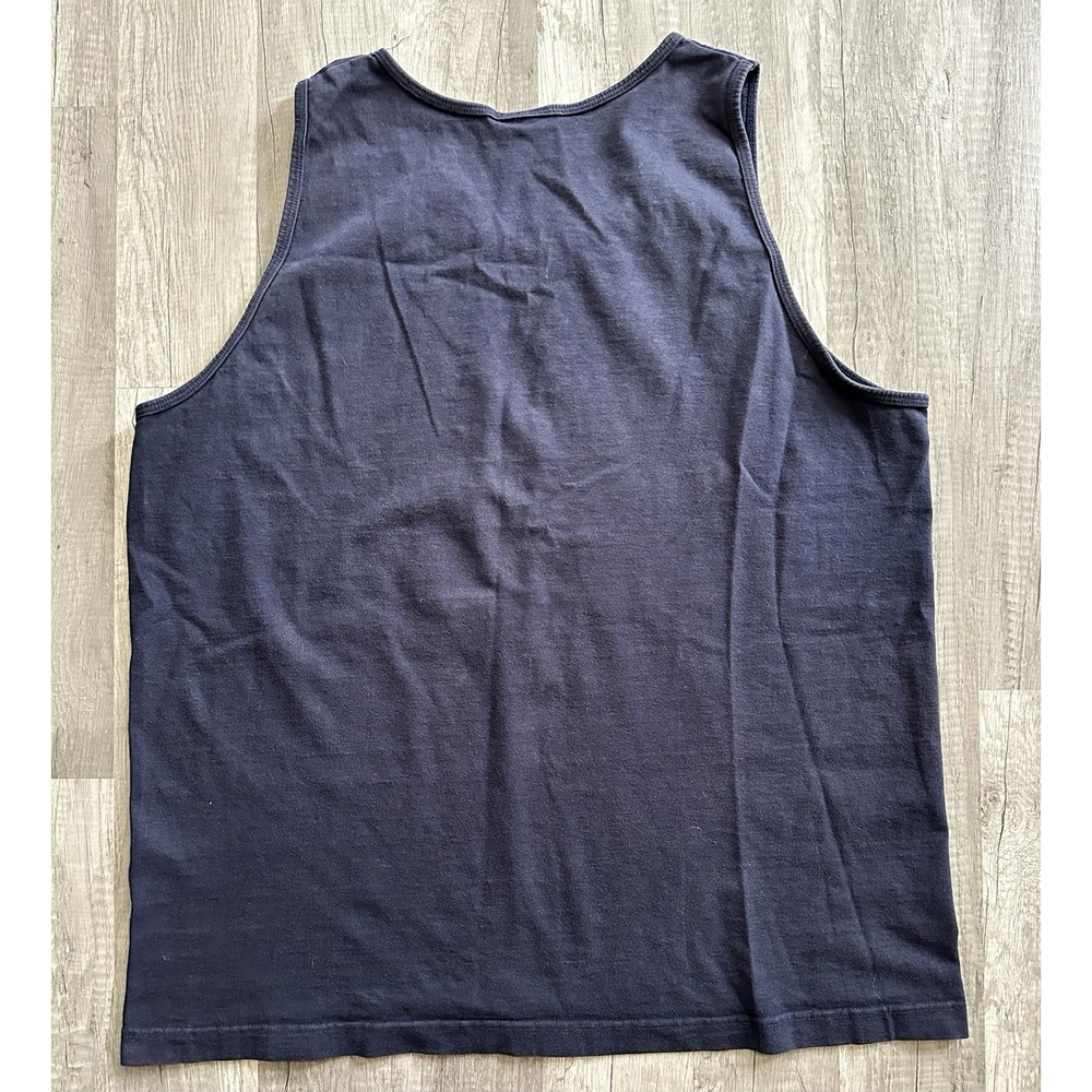 Tommy Hilfiger Tank Top Men's XL Blue/Red Logo Vintage - Picture 8 of 10